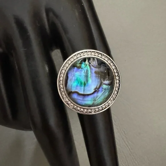Judith Jack Sterling Silver Abalone Ring